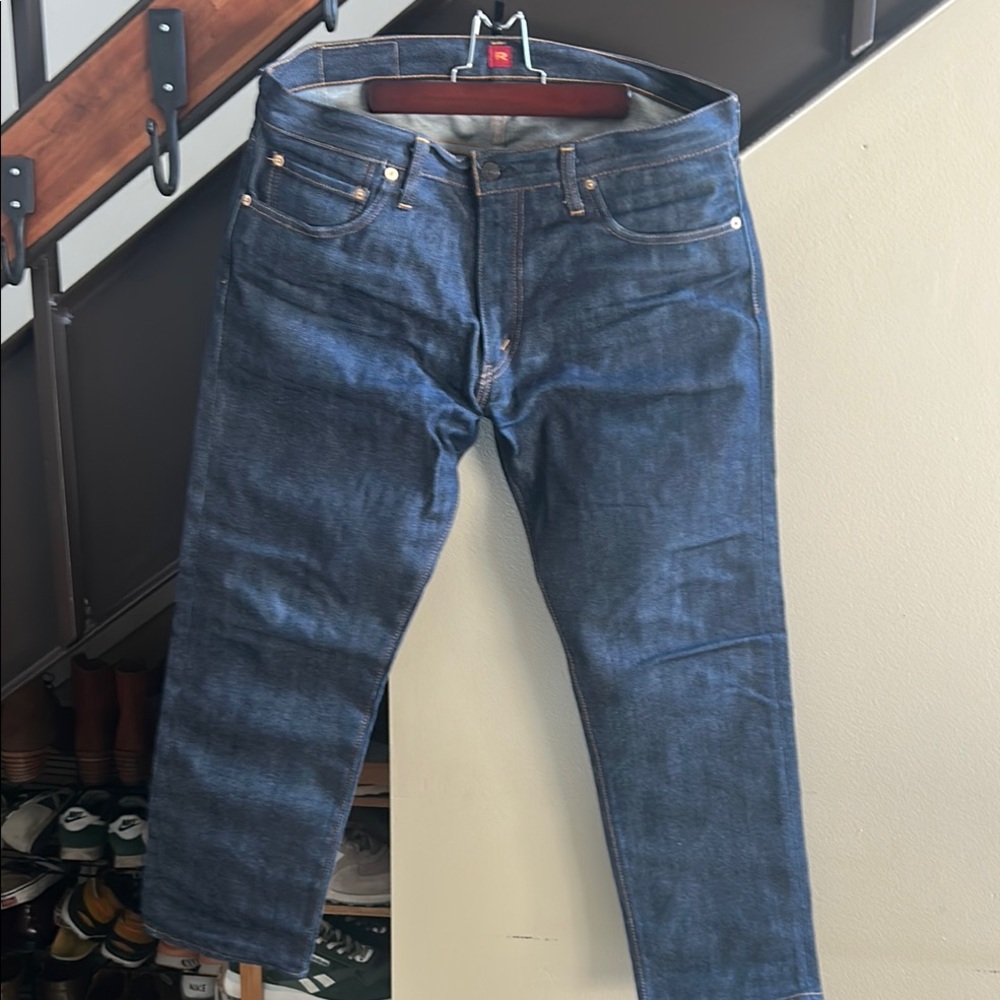 Men's Selvedge 36” Blue Jeans